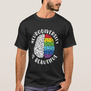 Camiseta Adhd Autism Conciencia Neurodiversidad Es Hermosa