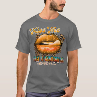 Camiseta ADHD Awareness kiss me i'm survivor orange ribbon