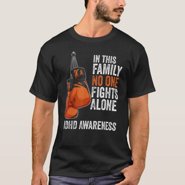 Camiseta Adhd Awareness Month Guantes Cinta Verde (Anverso)