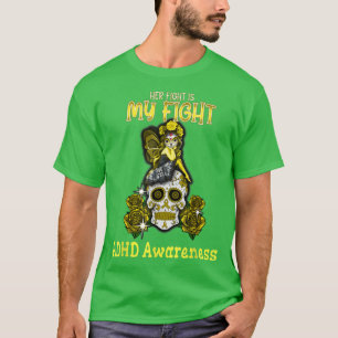 Camiseta Adhd Awareness Su Lucha Es Mi Lucha