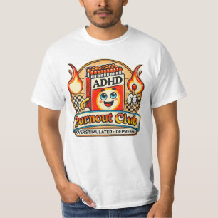 Camiseta adhd burnout club