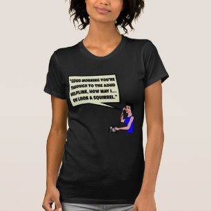 Camiseta ADHD divertido
