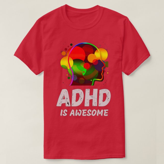 Camiseta Adhd es alucinante 68 (Diseño del anverso)