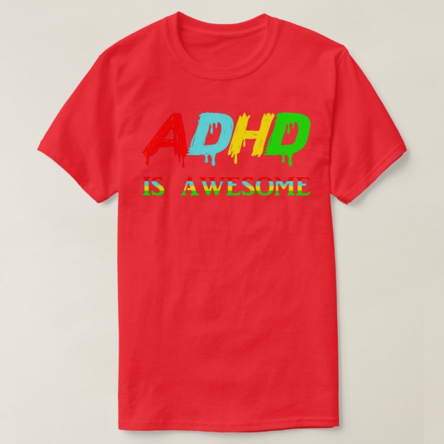 Camiseta adhd es impresionante 21 (Diseño del anverso)