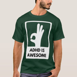 Camiseta adhd es impresionante 25