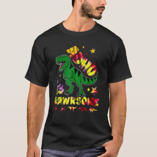 Camiseta Adhd Es Impresionante Chicas De Niños Y Dinosaurio