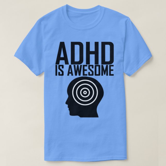 Camiseta adhd es increíble (Diseño del anverso)