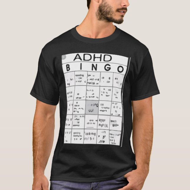 CAMISETA ADHD FUNNY (Anverso)