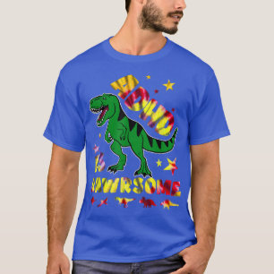 Camiseta ADHD Is Awesome Boys Girls ADHD Awareness Dinosaur