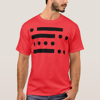 Camiseta ADHD Morse Code