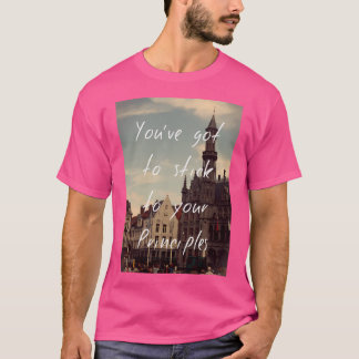 Camiseta Adherirse a sus principios
