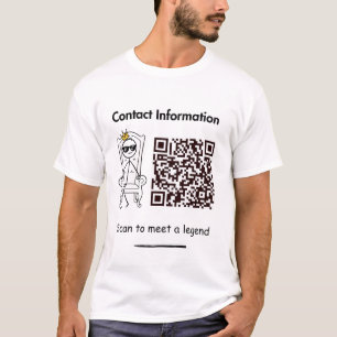 Camiseta adhesiva Qr Code - Escanear para conocer 