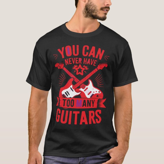 Camiseta Adicción a la guitarra - Tee divertido para Fanati (Anverso)