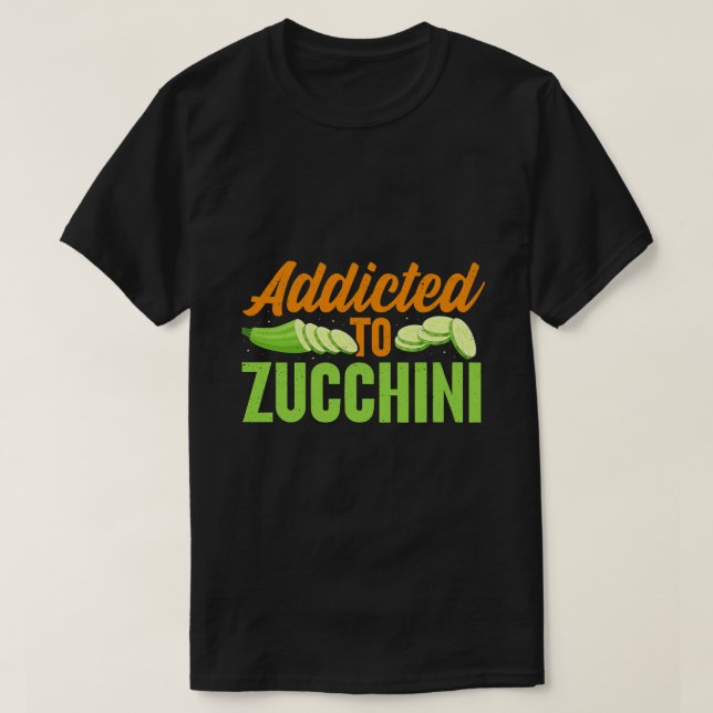Camiseta Adicción A La Vegeta De Verduras Vegetales De Zucc (Diseño del anverso)