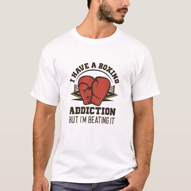 Camiseta Adicción al boxeo (Anverso)
