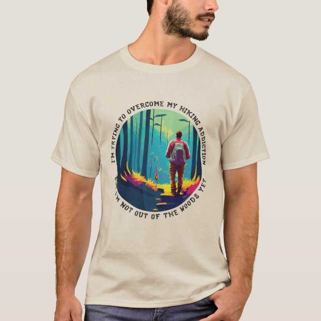 Camiseta Adicción al senderismo (Anverso)