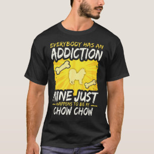 Camiseta Adicción de Chow Chow