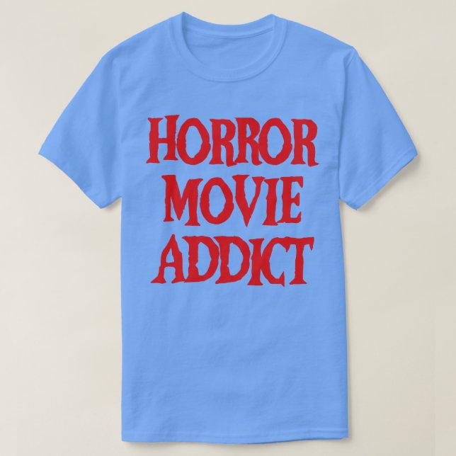 Camiseta Adicción de horror (Diseño del anverso)