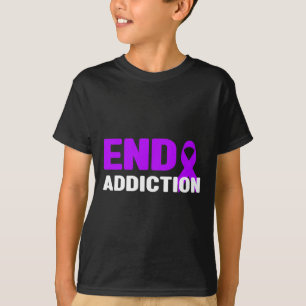 Camiseta Adicción final - Conciencia sobre las adicciones