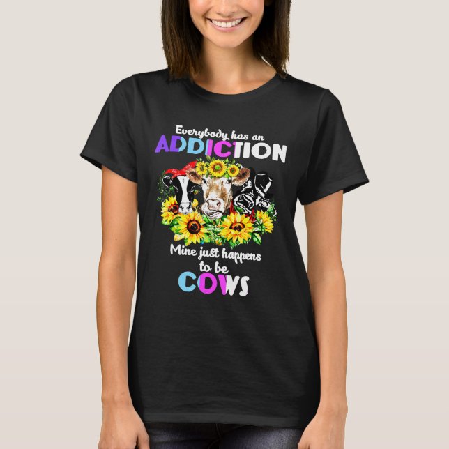Camiseta Adicción Mía Vaca Vaca (Anverso)
