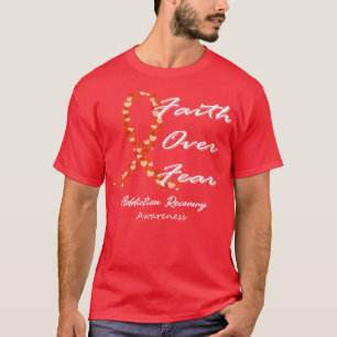 Camiseta Adicción Recuperación Conciencia Fe Por Temor En