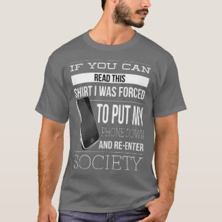 Camiseta Adicción telefónica Graciosa T Smart Cell Phone Ad