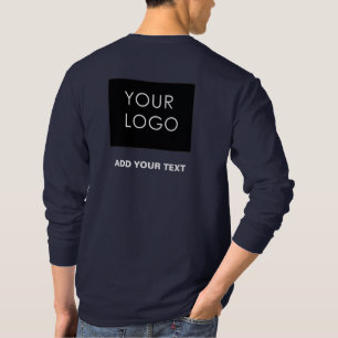 Camiseta Adición de logotipo de la Compañía de negocios de