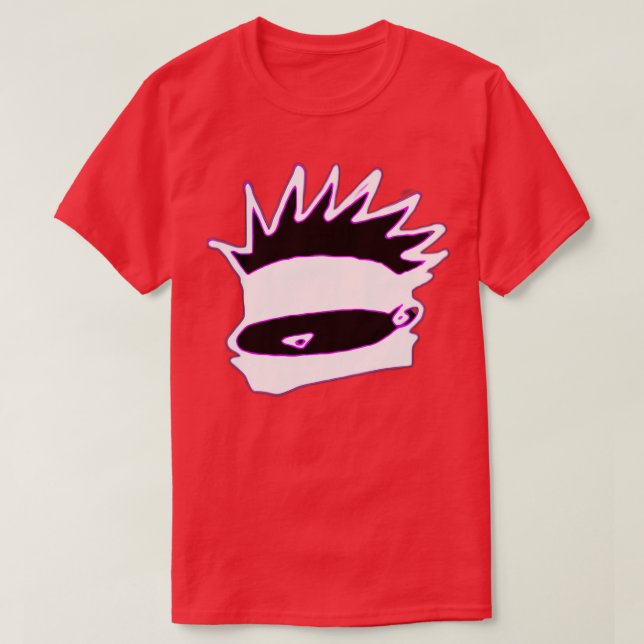 Camiseta Adición rosa Gojo Satoru (Diseño del anverso)