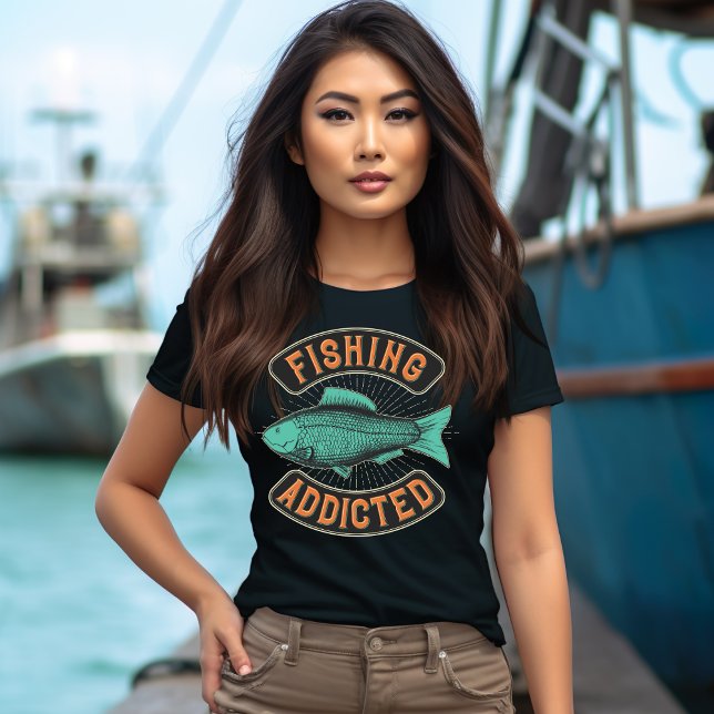 Camiseta adicta a la pesca (Subido por el creador)