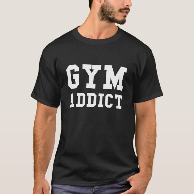 Camiseta adicta al gimnasio (Anverso)