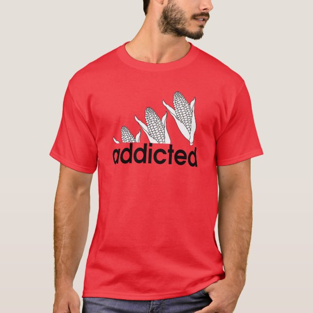 Camiseta adicta del maíz de Nebraska (Anverso)