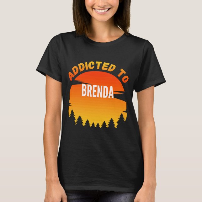 Camiseta Adicto a Brenda por Brenda (Anverso)