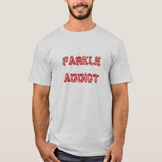 CAMISETA ADICTO A FARKLE (Anverso)