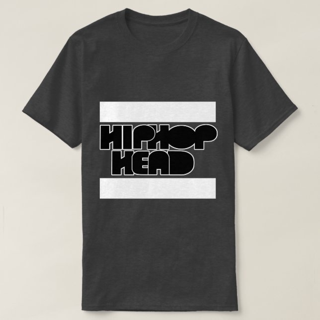 Camiseta adicto a HipHop Head (Diseño del anverso)
