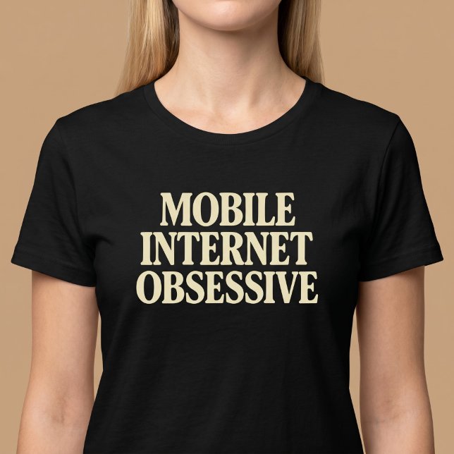 Camiseta Adicto a Internet Móvil (Subido por el creador)
