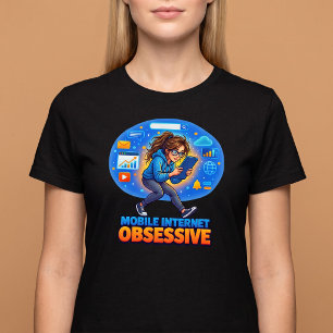 Camiseta Adicto a Internet Móvil