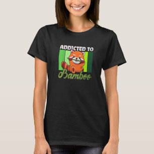 Camiseta Adicto A La Cita De Bamboo Para Un Zoológico De Pa