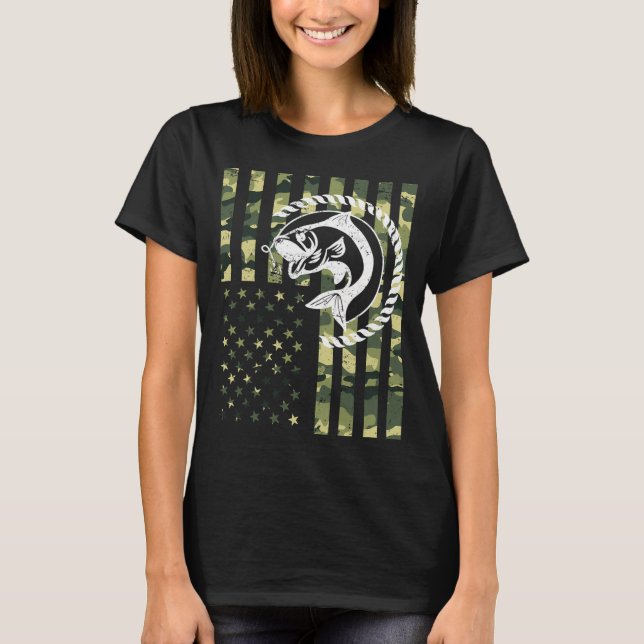 Camiseta Adicto a la pesca (Anverso)