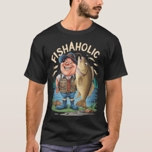 Camiseta adicto a la pesca