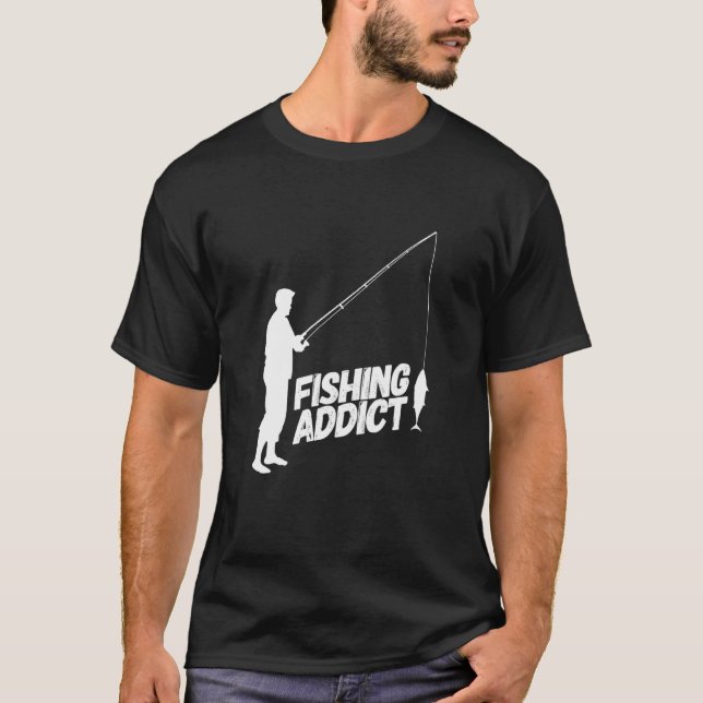 Camiseta Adicto a la Pesca (Anverso)