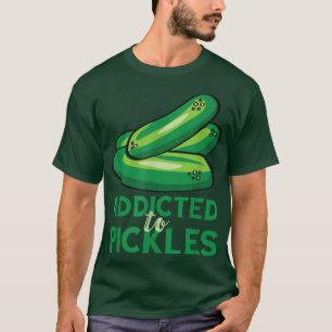 Camiseta Adicto A La Vegetari De La Pipeta De Cucumber