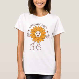 Camiseta Adicto a los girasoles
