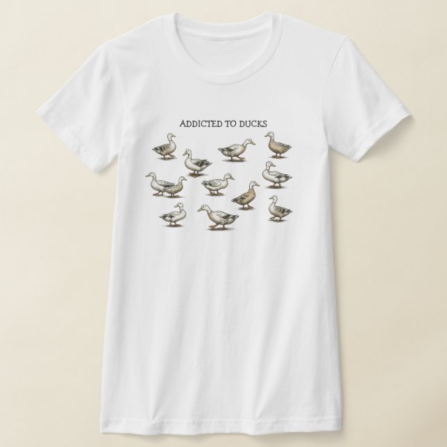 Camiseta Adicto a los Patos (Distribución)
