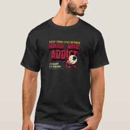 Camiseta Adicto a película de terror