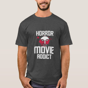 Camiseta Adicto a películas de terror chico chica