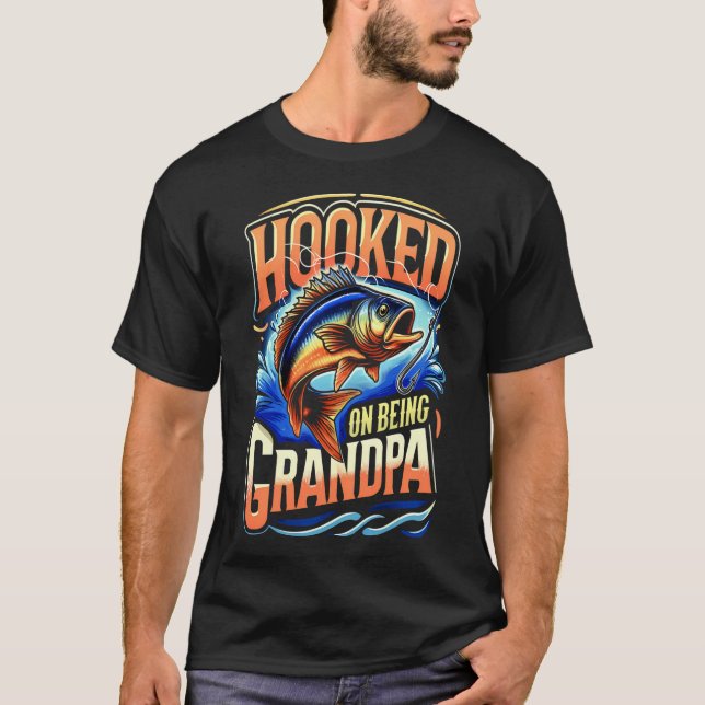 Camiseta Adicto a ser abuelo (Anverso)