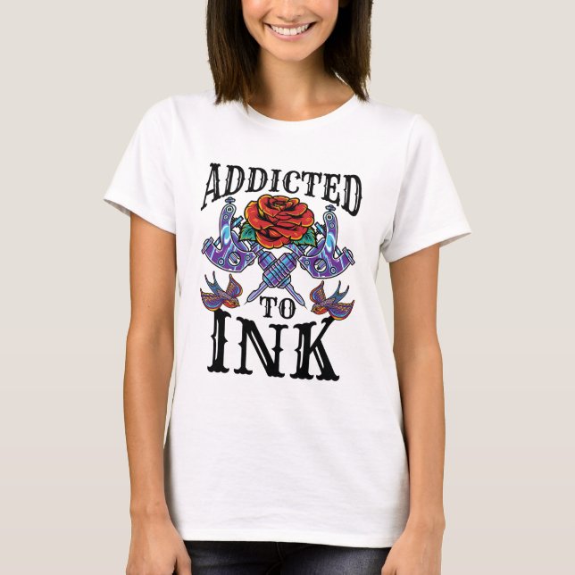 Camiseta Adicto a Tattooed Tattoo Lover (Anverso)