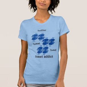 Camiseta adicto a twitter