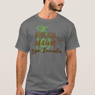 Camiseta Adicto aguacate Yoga Fanático