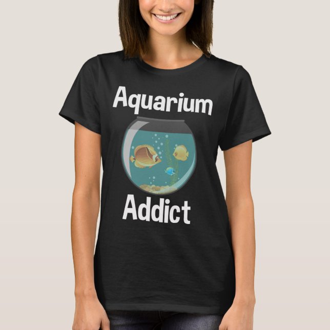 Camiseta adicto al acuario (Anverso)